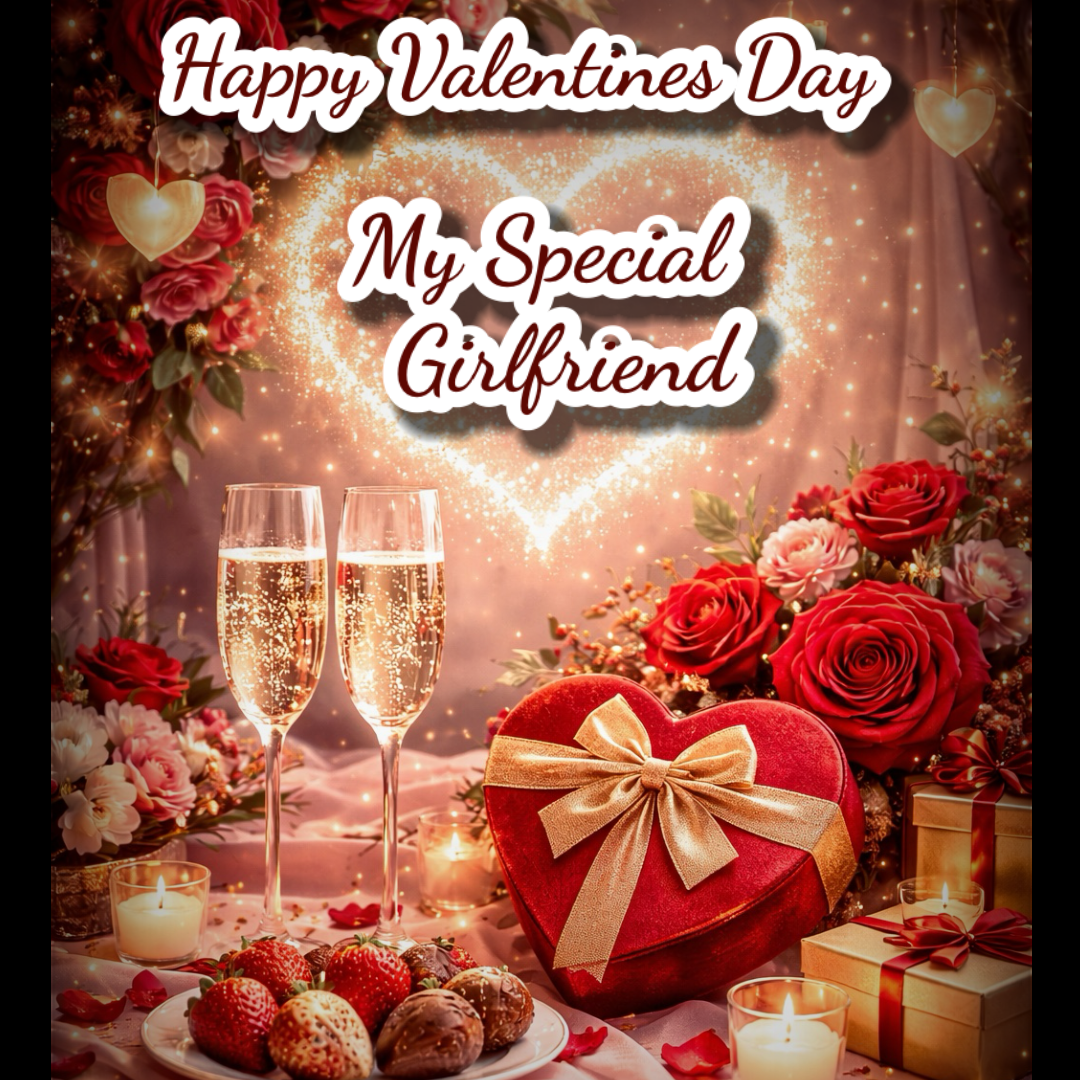 Valentine’s Day Special Video Message to My Special Girlfriend – Send Instantly Online