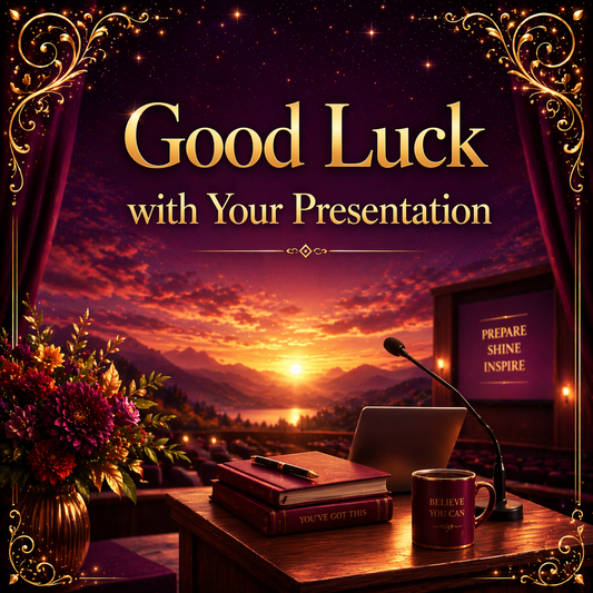 Good Luck with Your Presentation – Encouragement Video Message for WhatsApp