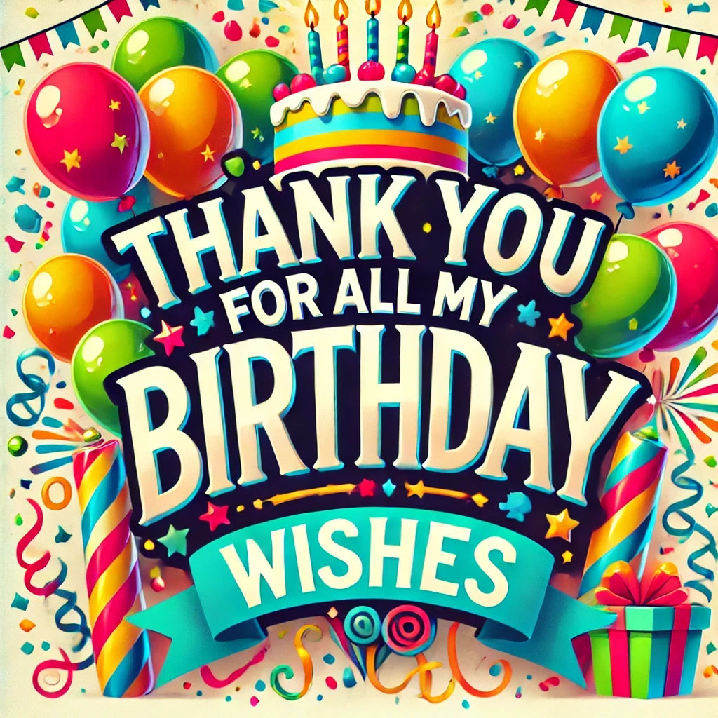 Thank You for the Birthday Wishes – Your Kindness Made My Day Special.Video Message