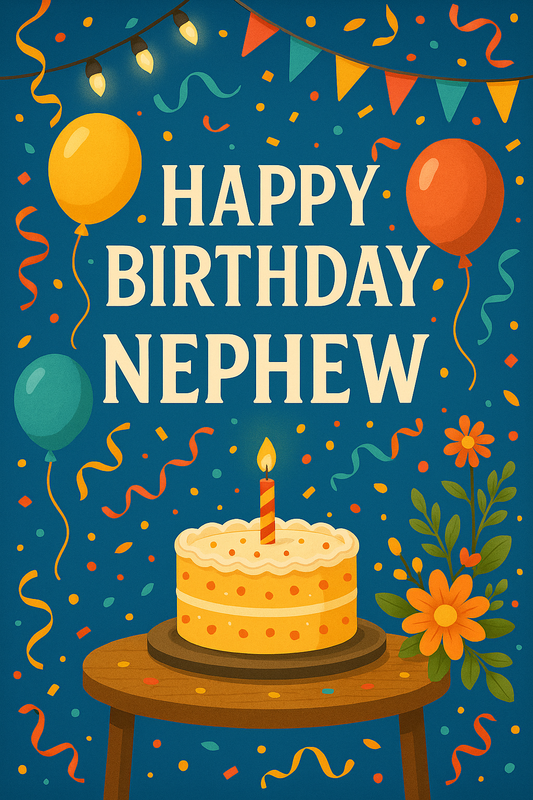 Wish Your Nephew a Happy Birthday – Heartfelt Video Card for WhatsApp & More