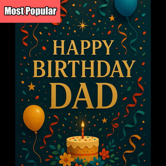 Happy Birthday Dad – Eco-Friendly Video Card for WhatsApp & All Messaging Apps