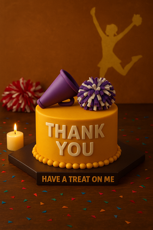 Send a Thank You Video Message to Your Cheerleading Coach – Have a Treat on Me – Digital Greeting Video for WhatsApp & Messenger