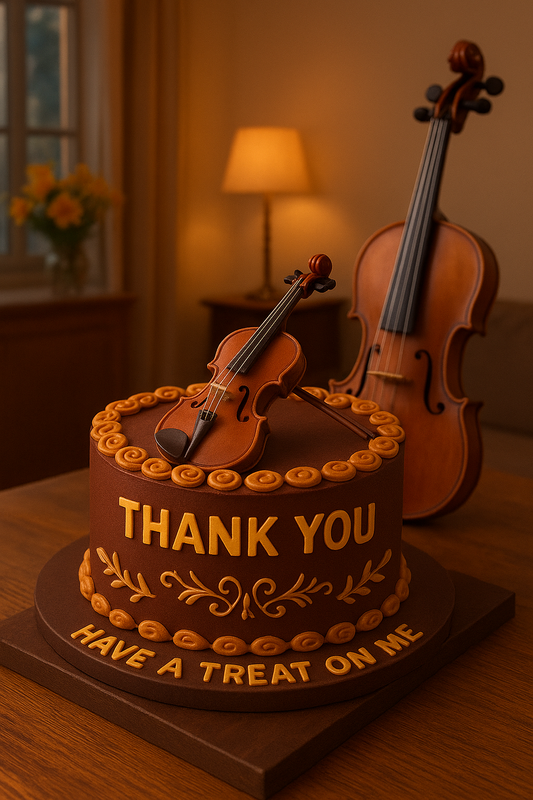 Send a Thank You Video Message to Your Violin Teacher – Have a Treat on Me – Digital Greeting Video for WhatsApp & Messenger