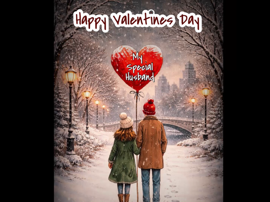 Happy Valentine Day My Special Husband – Send a Romantic Video Message Instantly via Email or Gmail