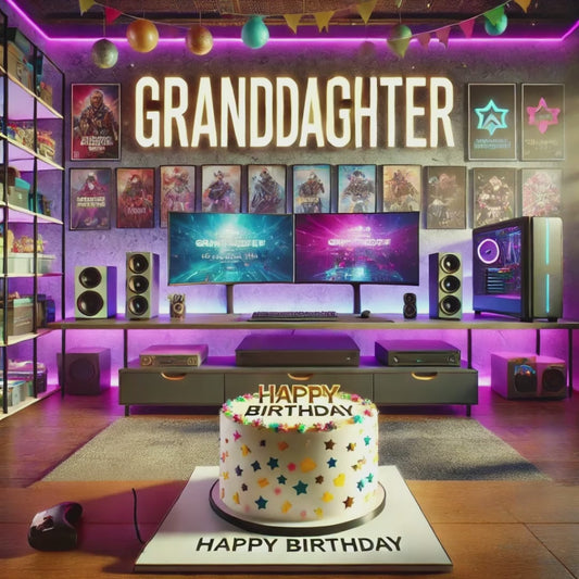 Heartfelt Birthday Message for Granddaughter – Digital Video Greeting Card for WhatsApp & Messenger