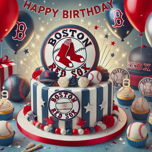 Baseball Happy Birthday Boston Red Sox Supporter
