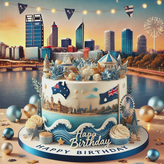 Perth Happy Birthday Video Greeting – Digital Card for Proud Sandgropers via WhatsApp & Messenger