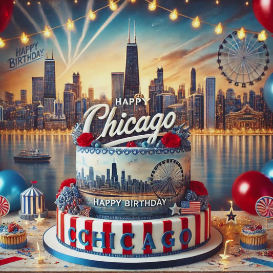 Chicago Happy Birthday Video Greeting – Digital Card for Proud Chicagoans via WhatsApp & Messenger