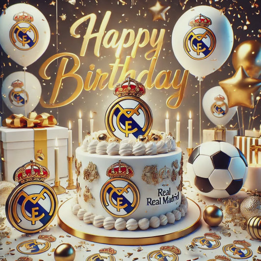 Football Happy Birthday Real Madrid Fan Video Card
