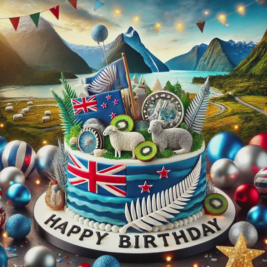 New Zealand Happy Birthday to a True New Zealand Patriot – Digital Video Greeting Card for WhatsApp & Messenger