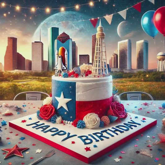 Houston Happy Birthday Video Greeting – Digital Card for Proud Houstonians via WhatsApp & Emails