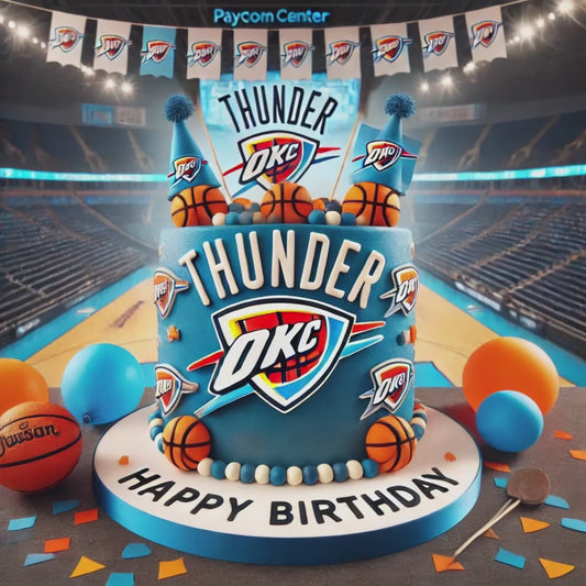 Basketball Happy Birthday Oklahoma City Thunder Supporter