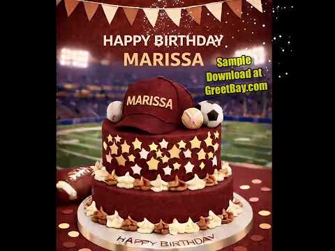 Happy Birthday Marissa – Send a Video Message Instantly via WhatsApp